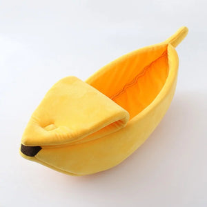 Portable Banana Pet Bed